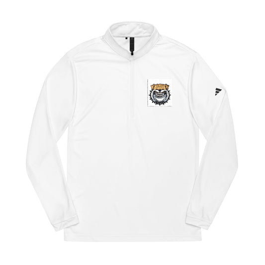 Adidas® Quarter-Zip Pullover with Embroidered Logo - Stylish Activewear for Sports and Everyday Comfort