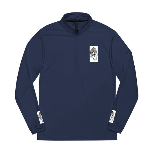 Adidas® Embroidered Quarter-Zip Pullover - Stylish & Versatile Activewear