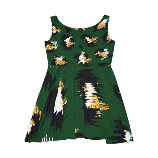 Copy of Vibrant Animal Print Women's Skater Dress - Perfect for Summer Outings & Parties