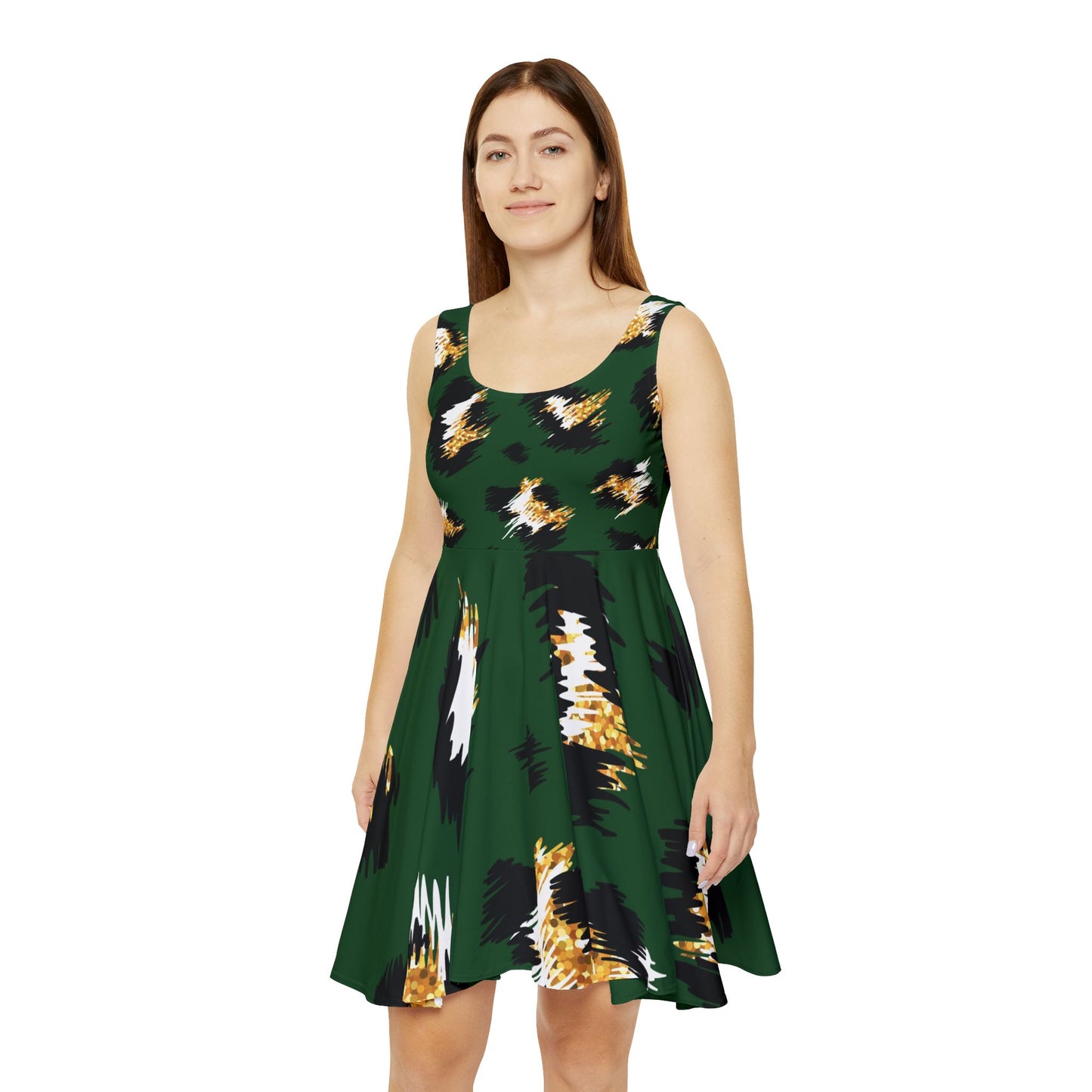 Copy of Vibrant Animal Print Women's Skater Dress - Perfect for Summer Outings & Parties